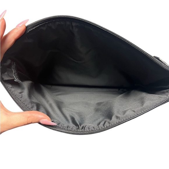 BEIS Faux Leather Croc Print Mini Zipped Bag IPad Tote Makeup Bag Travel - Picture 3 of 5